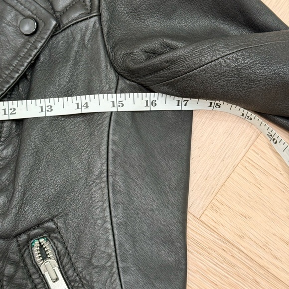 All Saints Conroy Quilted Leather Biker Jacket - Picture 7 of 10